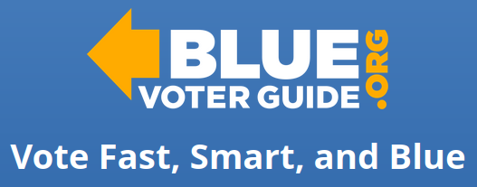 Blue Voter Guide logo